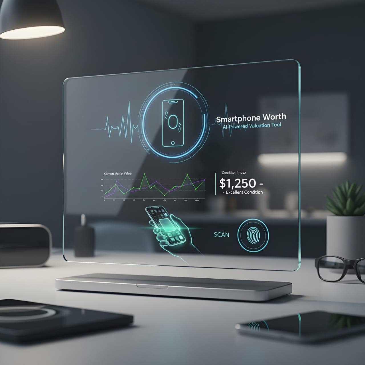 AI-Powered Phone Valuation Tool Interface